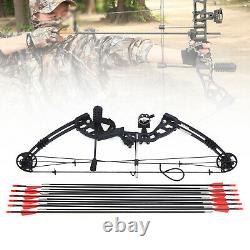 Compound Right Hand Bow Kit Arrow Archery Target Hunting Camo Set 30-60lbs Sale