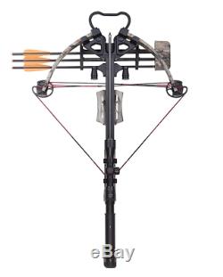 Crossbow Package Compound Centerpoint Hunting Camo 370 FPS 185 Lb Draw +3 Bolts