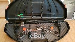 Elite Option 6 Compound Bow New Case New String Archery Hunting 5 arrows