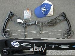 Elite Ritual-30 25½ to 30 Left-Hand 50# to 60# Archery Compound Hunting Bow BK