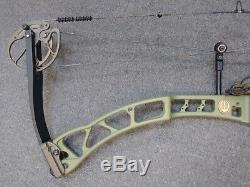 Elite Tempo 28 to 32 RH 60# to 70# Archery Compound Hunting Bow + QAD Rest