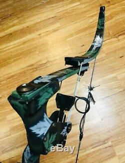 Excellent Oneida Eagle Aero Force X80 Right Fishing Hunt Bow 30-60-80 Med Draw