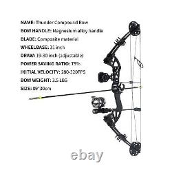 FENJANER Bowfishing Compound Bow Kit Archery Bow Set for Adult Hunting Shoo