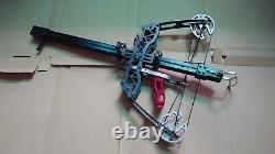 Full Metal Repeating Compound Bow Rapid 40 Balls Automatic Self Loading 45LBS