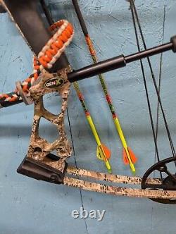 GEN X LR8 XOMPOUND BOW 19-30 Length 15-70# Draw Weight VCS CAM SET UP NICE