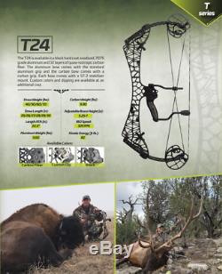 Gearhead Archery T24 Ambidextrous 30 60# to 70# Archery Compound Hunting Bow