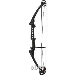 Genesis Archery GenX Shooting Target Practice/Hunting Bow, Right Handed, Black