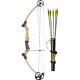 Genesis Bow 1004036 Sand Right-handed Compound Bow Starter Kit