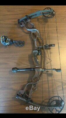 HOYT CARBON SPYDER ZT 30 Compound Bow LOADED AND READY TO HUNT! 28,60-70lb Draw