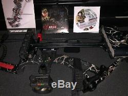 HUNTING GEAR KIT PSE Stinger X 60# RH Compound Bow Package Skullworks 2 + others