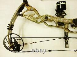 Hoyt Archery Carbon Defiant 34 withacc 29 31 LH 55# 65# Realtree Xtra Used