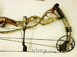 Hoyt Archery Carbon Defiant 34 withacc 29 31 LH 55# 65# Realtree Xtra Used