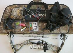 Hoyt Charger Compound Bow with Accessories Case Cover Hunting Camo