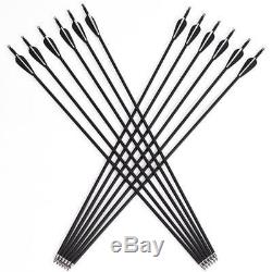 IRQ 50 X 31'' Archery Mix Carbon Arrows Sp500 Hunting For Compound & Recurve Bow