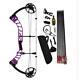 Irq Archery Puple 19-70lbs Compound Bow Right Hand Hunting Arrows Sight Rest Set