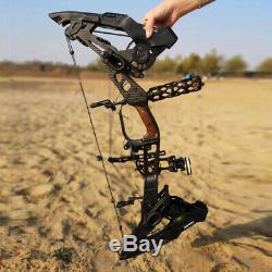 KRYSIS 21.5lbs-80lbs Dual-use Bow Catapult Steel Ball Fishing Hunting Slingshot