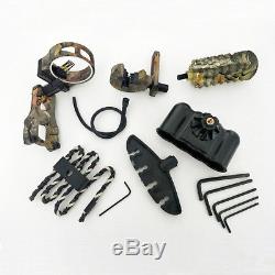 M120 Hunting Bow Set Right Hand Camo Compound Bow Archery Peep hole Sight Rest