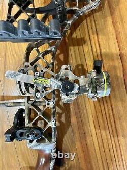 Mathews Heli-M Hunting Compound Bow- 60 lb- 26.5 Draw- Fully Loaded