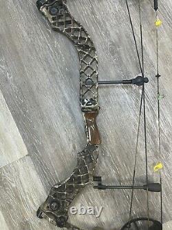 Mathews Helim Compound Hunting Bow 29 Left hand 50# to 60# Lost Camo used