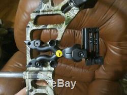 Mathews Mission Craze II 19 30 RH 13# 70# Archery Hunting Bow + Sight