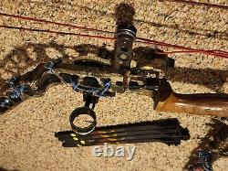 Mathews monster 6.0 bow 60 lb and 8lb limbs included fully loaded