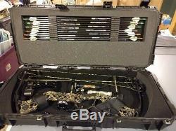 Matthews/Mathews Heli-M Hunting Bow Package with airplane approved travel case