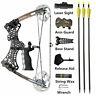 Mini Compound Bow 35lbs Sight Arrow Archery Shooting Fishing Hunting Right Left