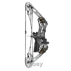 Mini Compound Bow 35lbs Triangle Bow Set Arrows Fishing Archery Hunting Target
