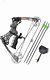 Mini Compound Bow 37lbs Triangle Bow Set Arrows Fishing Archery Hunting Target