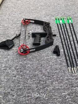 Mini Compound Bow Arrows Set 30-40lbs Fishing Hunting Target Bowfishing Archery