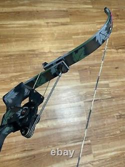 Mint Oneida Aero Force Hunting Fishing Bow 35-50-70 Lb Long Draw 29-32 LeftHand