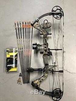 NEW BREED NEMESIS RH 29 65 Lb Bow TOTAL PACKAGE Ready To Hunt