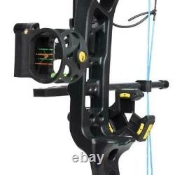 @NEW@ Bear Legit RTH Compound Bow Package! Inspire Black/Teal Blue RH 10-70lb