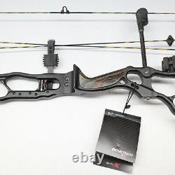 NEW Bowtech BT-X 31 RH 31 A-A Archery Compound Bow 70# DW 27-31 DL Black Hunt