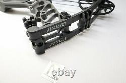 NEW Hoyt Axius 28.5 60-70Lb Right Hand Compound Bow Flat Grey ZTR 3 Hunting