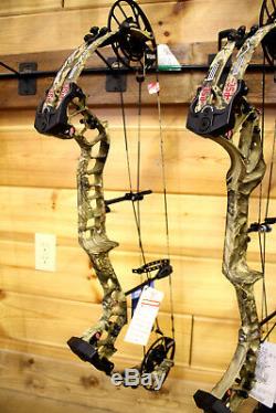 New 2019 PSE Evolve 28 Camo 70# Compound Bow Hunting Bow 90% LETOFF