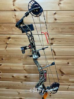 New 2020 PSE Brute Force NXT Bow STRATUS CAMO 70# RH Hunting Bow Package