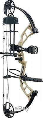 New Bear Cruzer RTH Ready To Hunt Compound Bow 5-70# 12-30 Sand Left Hand