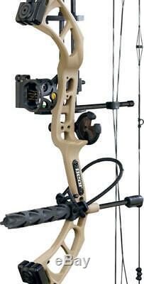 New Bear Cruzer RTH Ready To Hunt Compound Bow 5-70# 12-30 Sand Left Hand