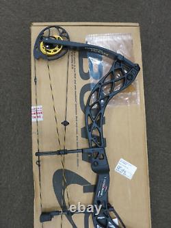 New Bowtech Carbon Icon Compound Bow Black 40-50# 26.5-30.5 RH