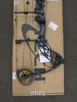 New Bowtech Carbon Icon Compound Bow Black 40-50# 26.5-30.5 RH