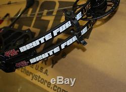 New PSE Brute Force LITE Bow BLACK OPS 70# RH Blackout HUNT READY PACKAGE WithCASE