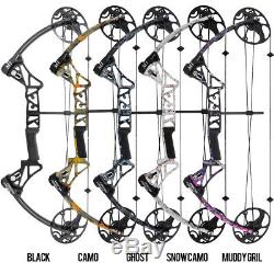 New Topoint M1 Compound Bow 19-30/19-70Lbs Right Hand Hunting Archery Target US