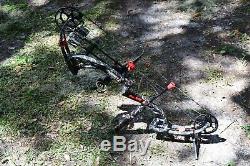 PSE BRUTEFORCE SKULLWORKS 2 Hunting Compound Bow 332fps! 2017 with EXTRAS