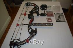 PSE BRUTEFORCE SKULLWORKS 2 Hunting Compound Bow 332fps! 2017 with EXTRAS