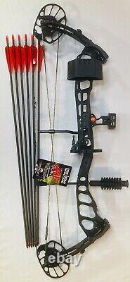PSE Drive NXT Compound Bow 45 to 70# RH 24 to 31 Draw Black Package #7 New