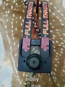 PSE Full Throttle Black Limbs Mossy Camo Riser 33in Bow Hunting