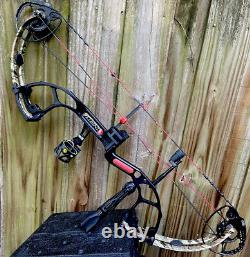 PSE INERTIA IC, Compound Bow 348FPS, 55lbs, Fully Loaded, New String Set