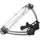 Portable 50lbs Archery Triangle Compound Bow Hunting Right Left Hand Bow Black