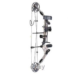 Pro 20-70lbs Archery Compound Bow Right Hand 320fps Bear Target Hunting Camo set